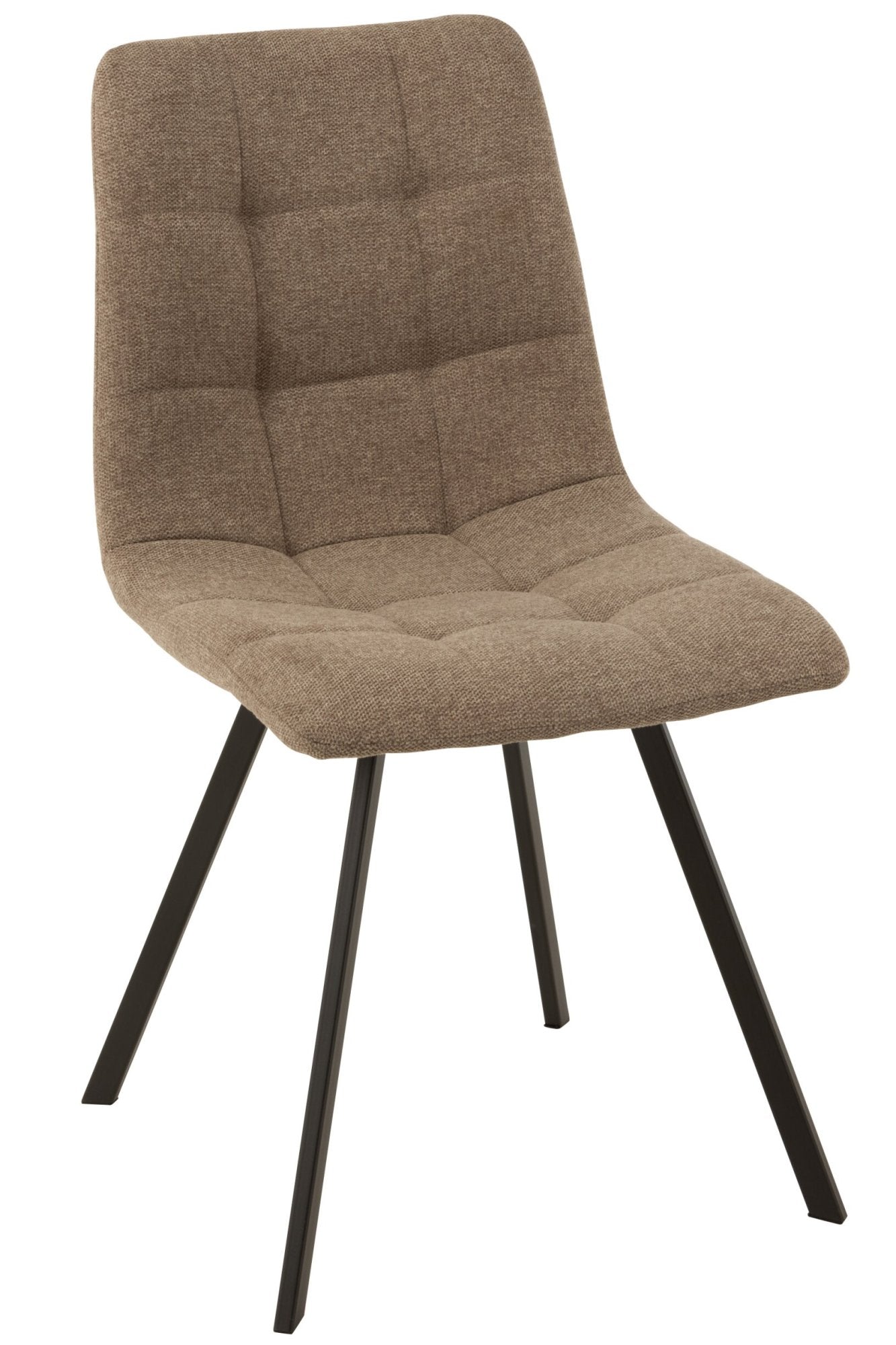 Stuhl Babette Textil/Metall Beige