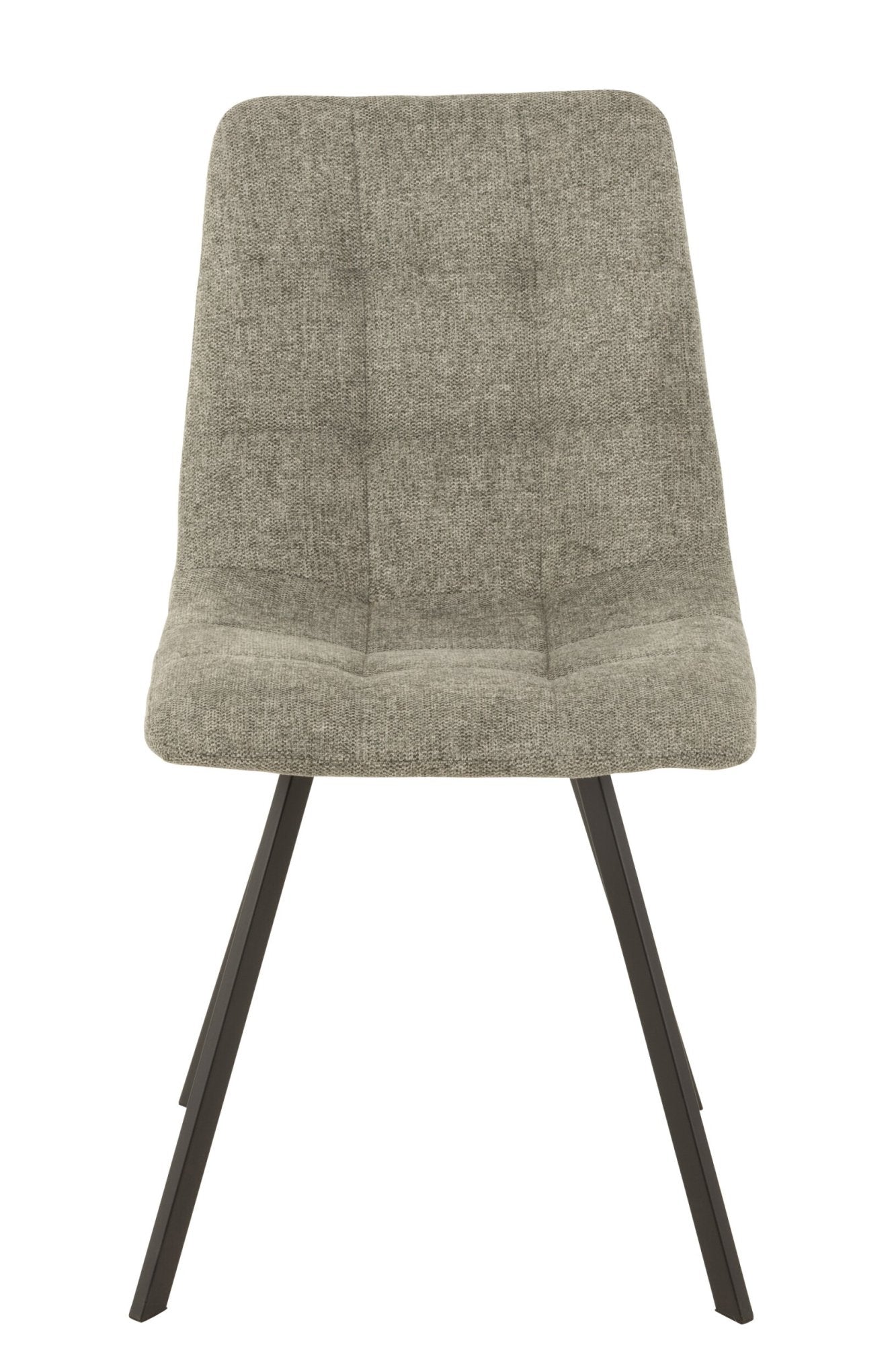 Stuhl Babette Textil/Metall Grau