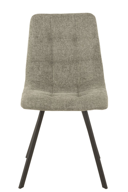 Chair Babette Textile/Metal Grey