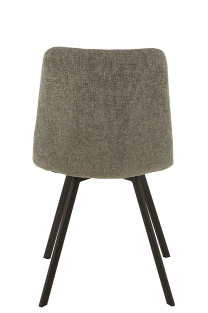 Chair Babette Textile/Metal Grey