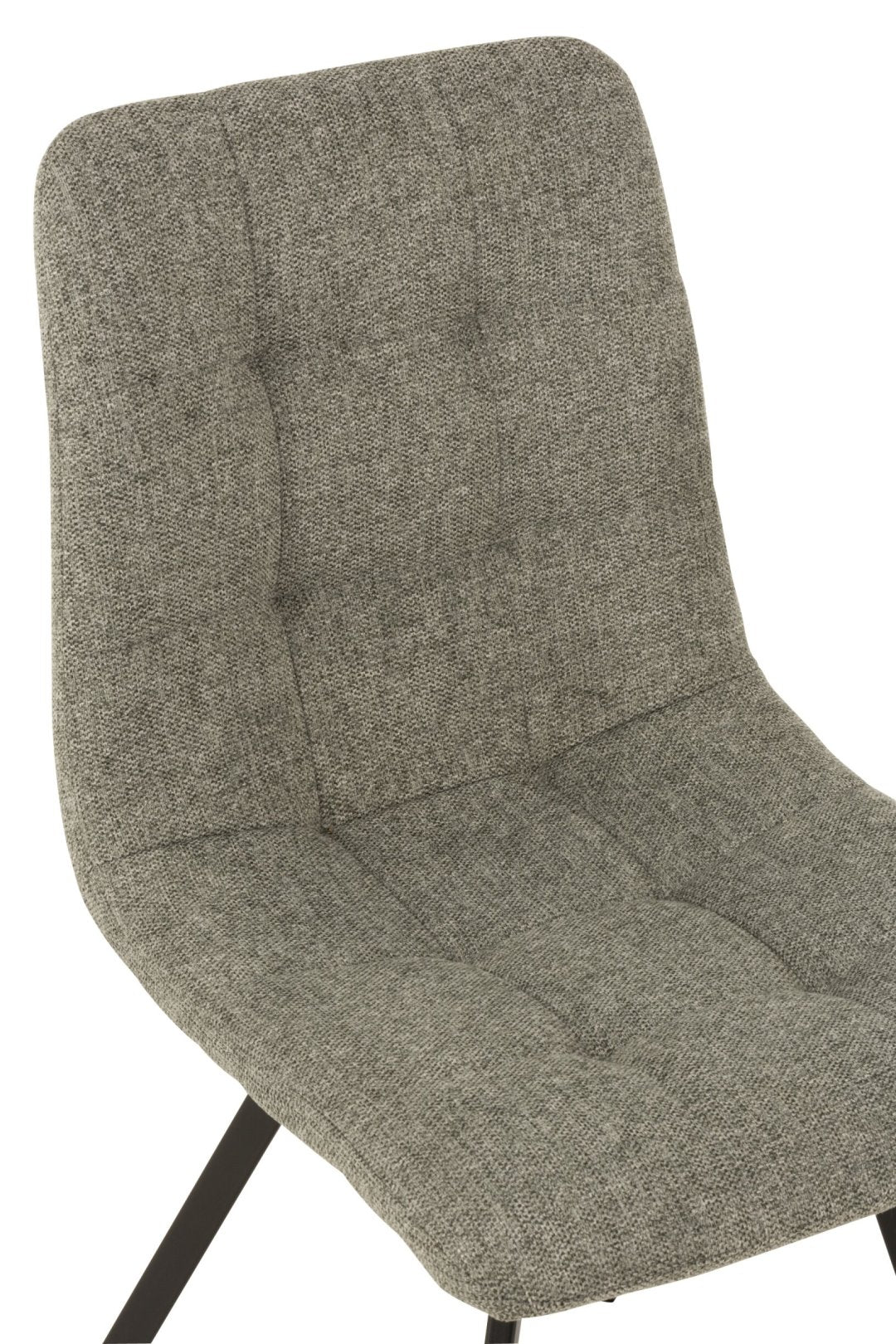 Stuhl Babette Textil/Metall Grau