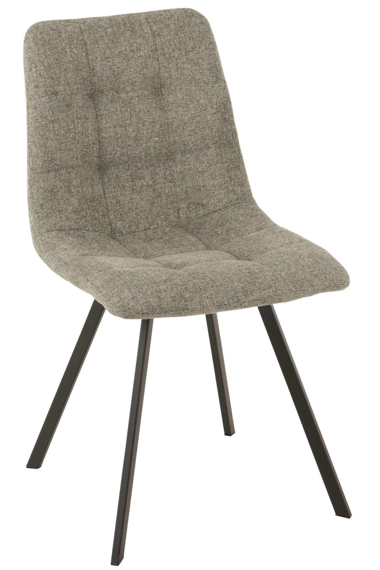 Stuhl Babette Textil/Metall Grau