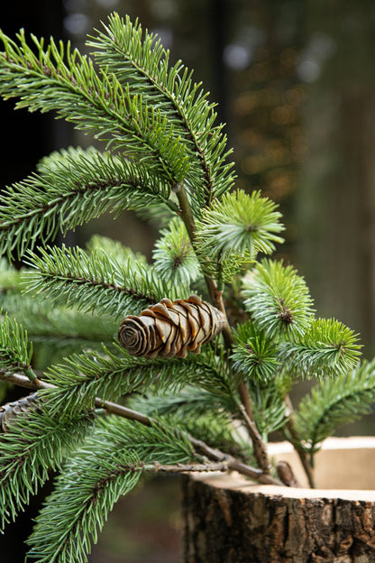 Branch Pinetree Plastic Green/Brown