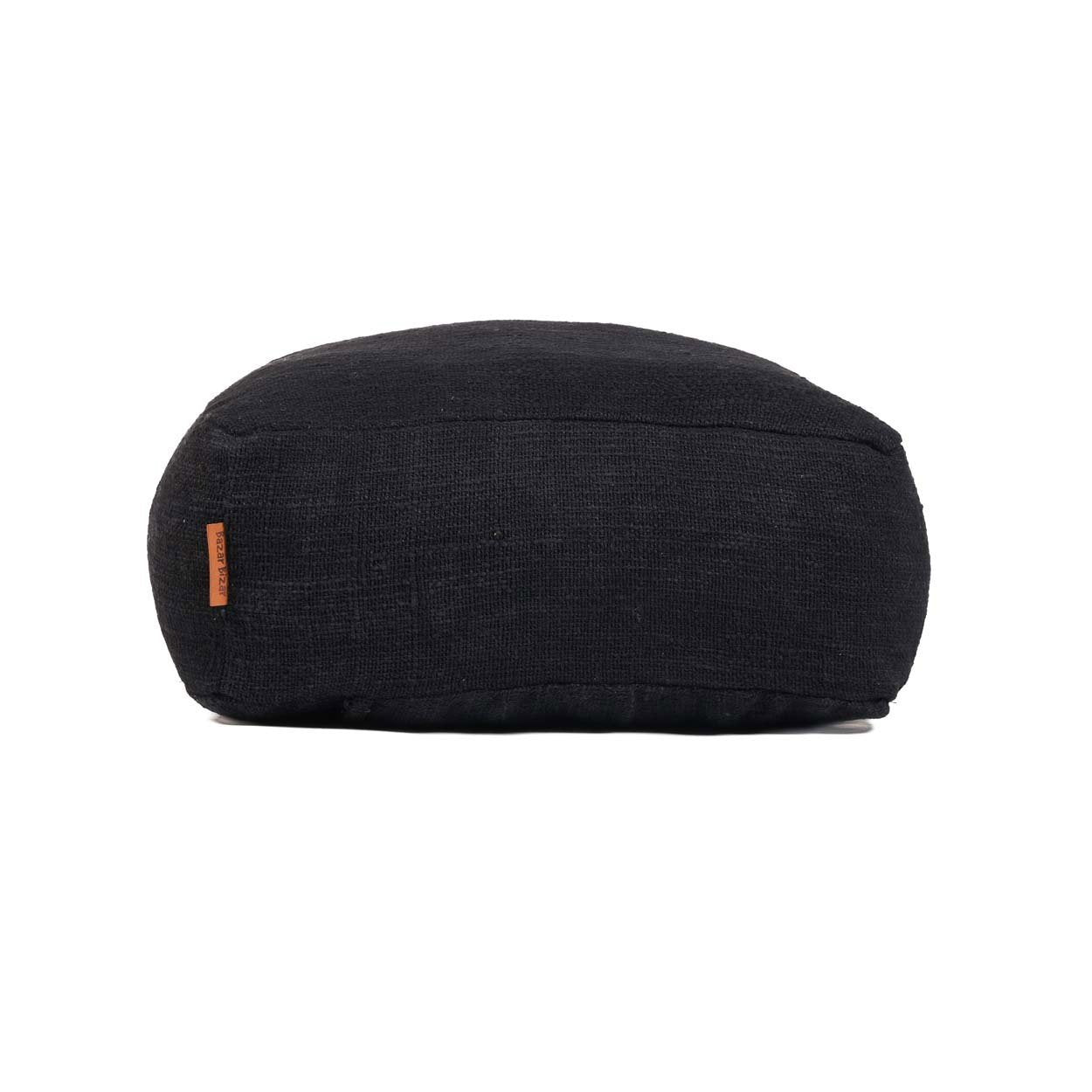 Der bequeme Pouf - Schwarz