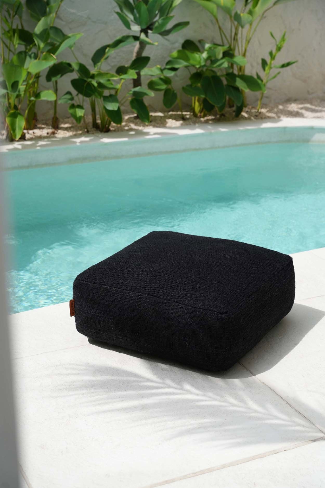Der bequeme Pouf - Schwarz