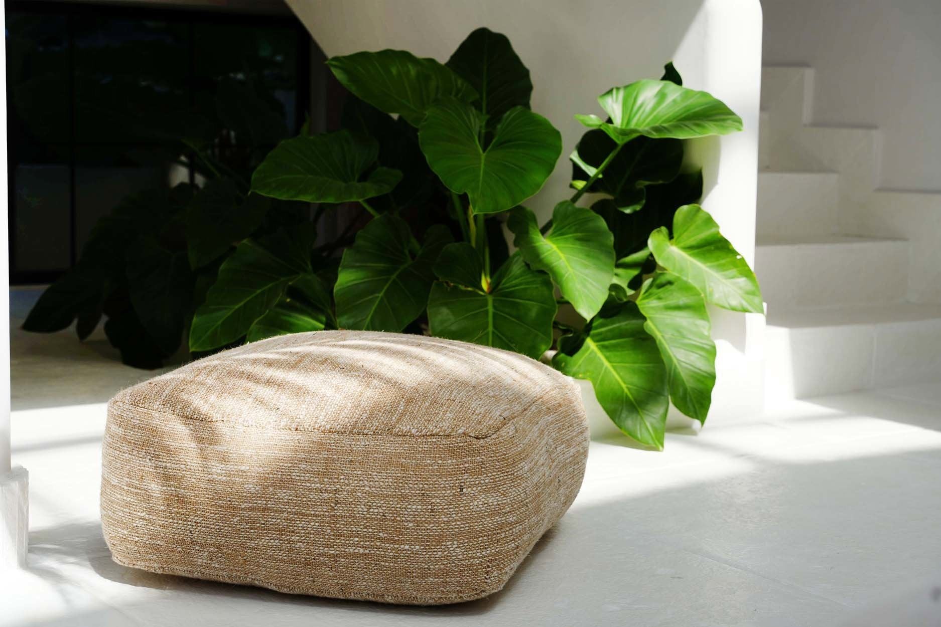 Der bequeme Pouf - Beige