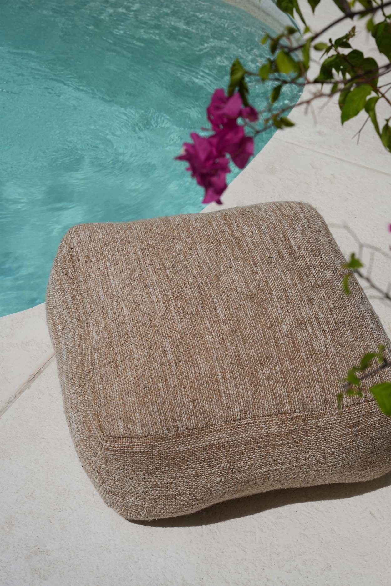 Der bequeme Pouf - Beige