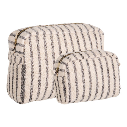 Nador Toilettentaschen – Toilettentaschen, Sandmix, 2er-Set