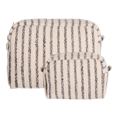 Nador Toilettentaschen – Toilettentaschen, Sandmix, 2er-Set
