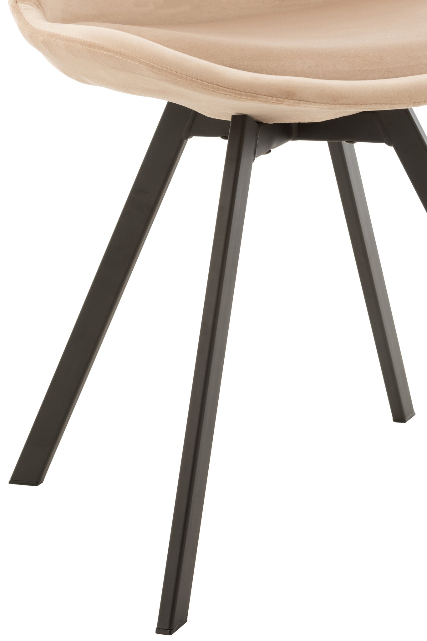 Chair Helene Metal/Textile Beige