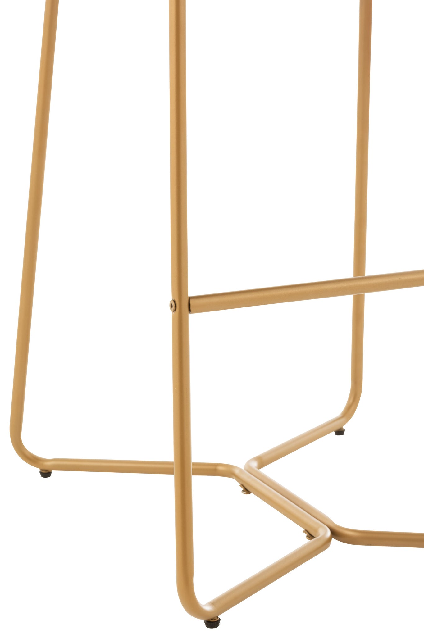 Barchair Pierre Metal/Textile Dark Brown