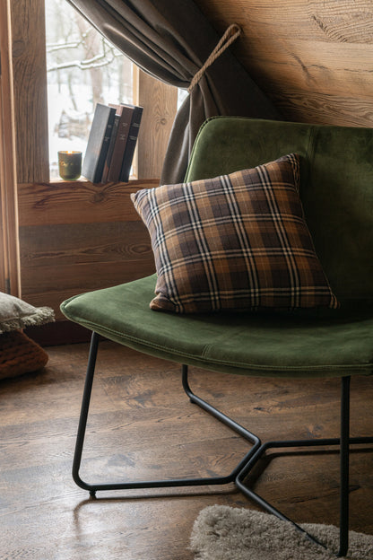 Lounge Chair Isabel Metal/Textile Green