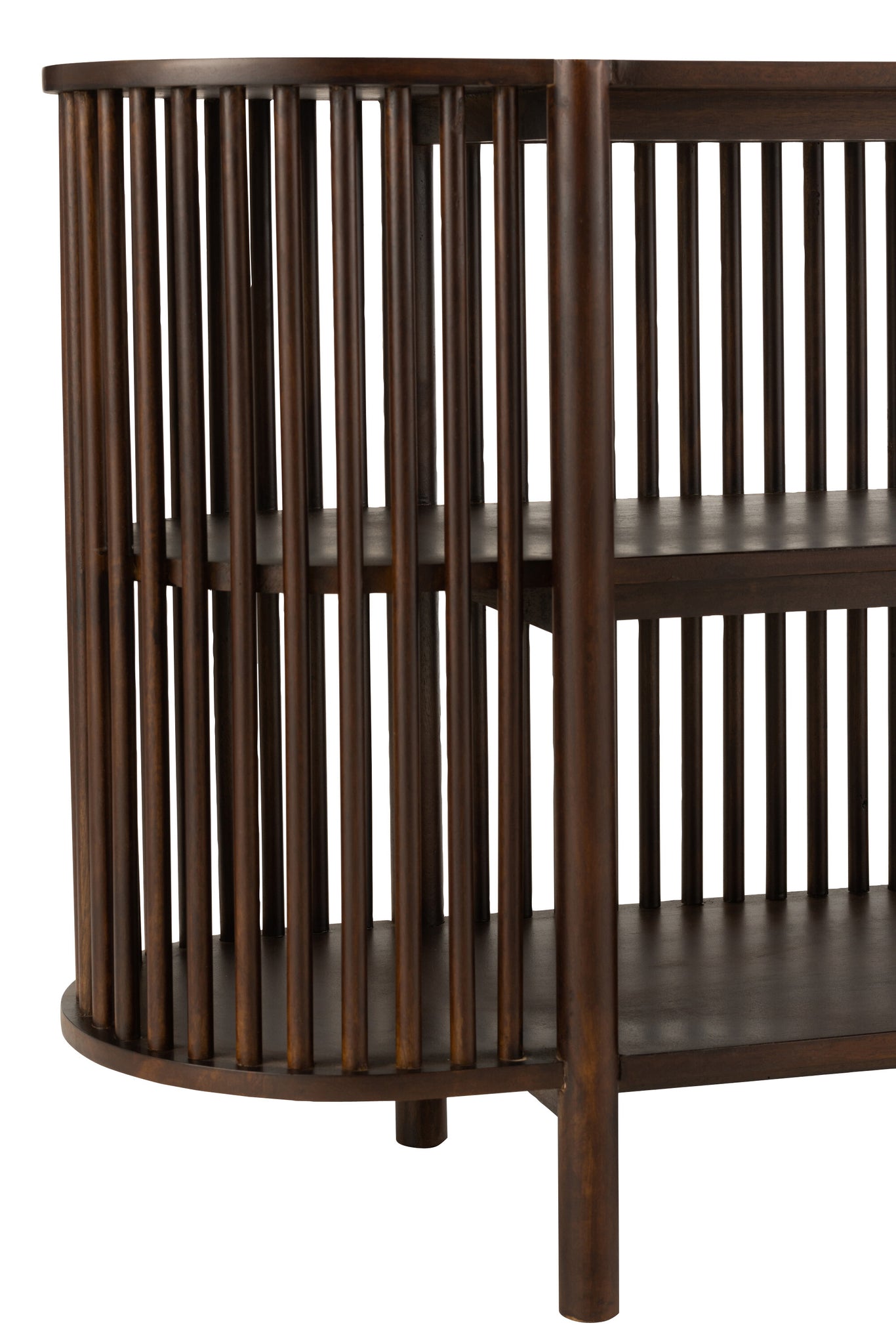 Sidetable Mangohout Donkerbruin 160x38x75 cm