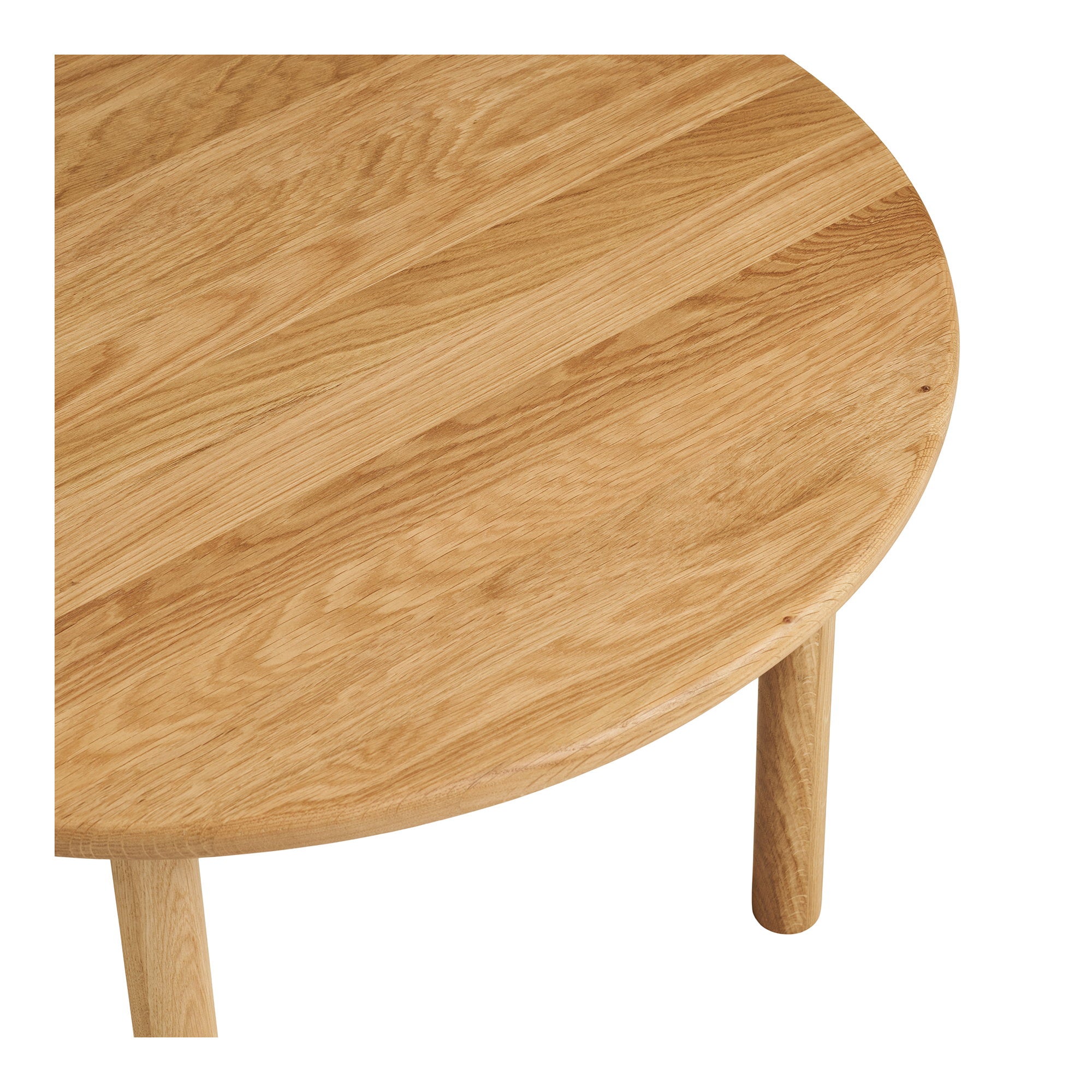 Jena salontafel – eikenhout, naturel, ø70×40 cm