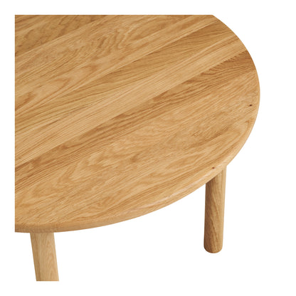Jena salontafel – eikenhout, naturel, ø70×40 cm