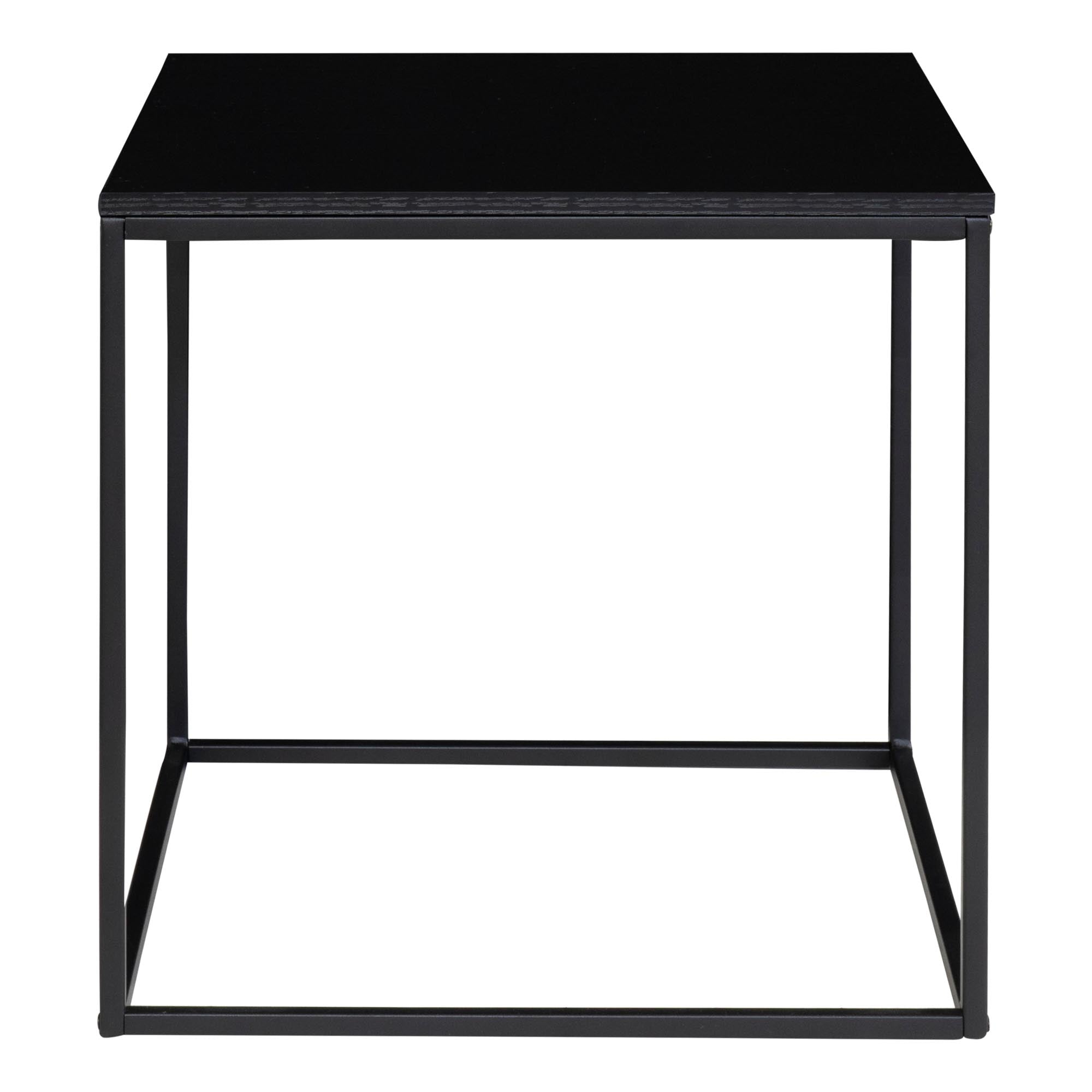 Vita Side Table - Side table, black, black frame 45x45x45 cm
