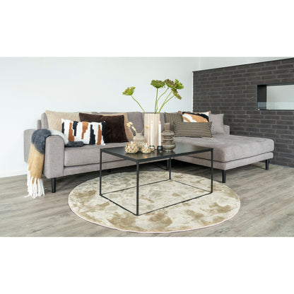 Couchtisch Schwarz Rechteckig 90x60x45 cm | Stahlrahmen