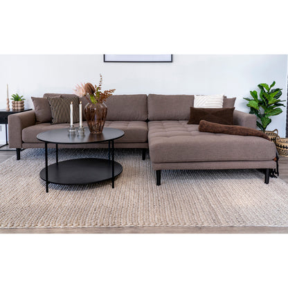 Couchtisch Schwarz Rund Ø80x45 cm | Stahlgestell