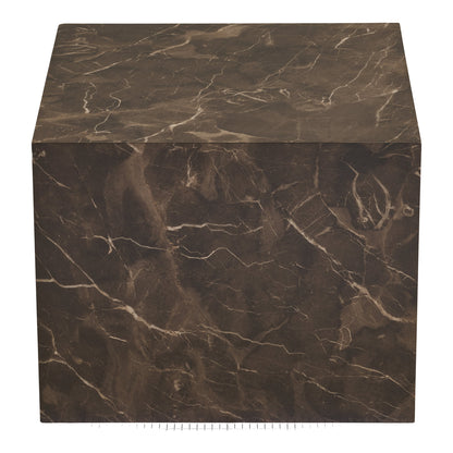 Salontafel Prague – MDF met marmerlook, bruin, set van 2