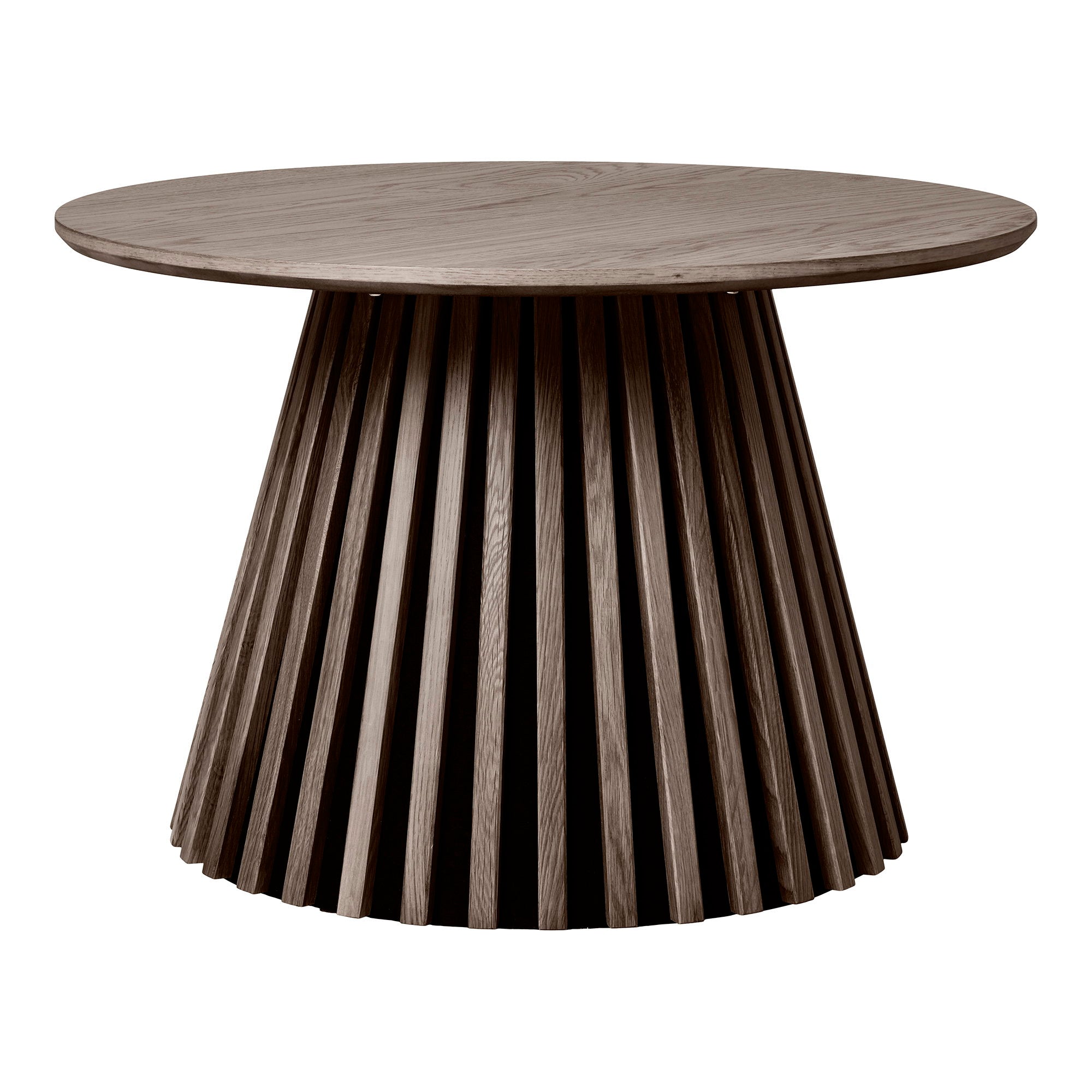 OSAKA COFFEE TABLE OAK VENEER SMOKED | Ø70X45 CM