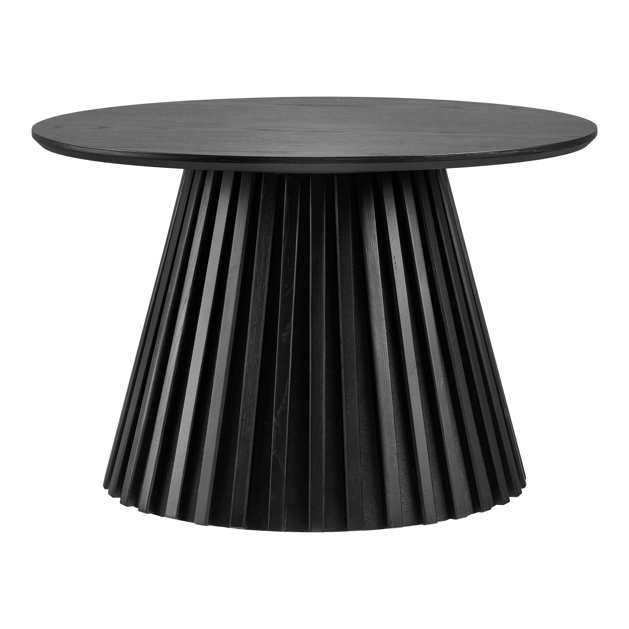 Osaka salontafel – eiken fineer, zwart, ø70×45 cm