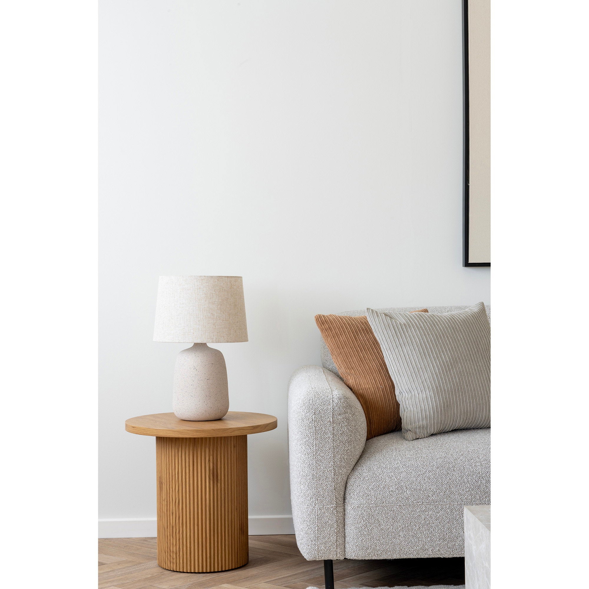 Boavista Side Table - Side table, natural ø48x45 cm