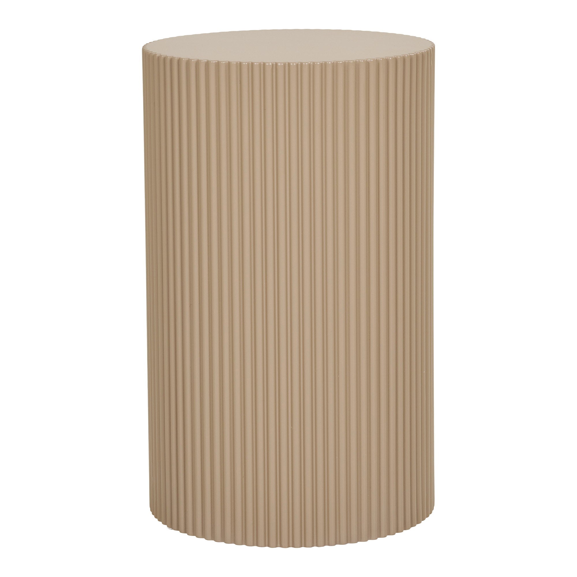 Farense Beistelltisch - Beistelltisch, dunkel sandfarben ø30x50 cm