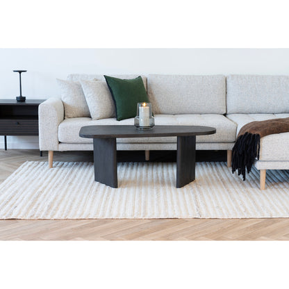 Melo Couchtisch - Couchtisch, dunkelbraun 50x100x41 cm