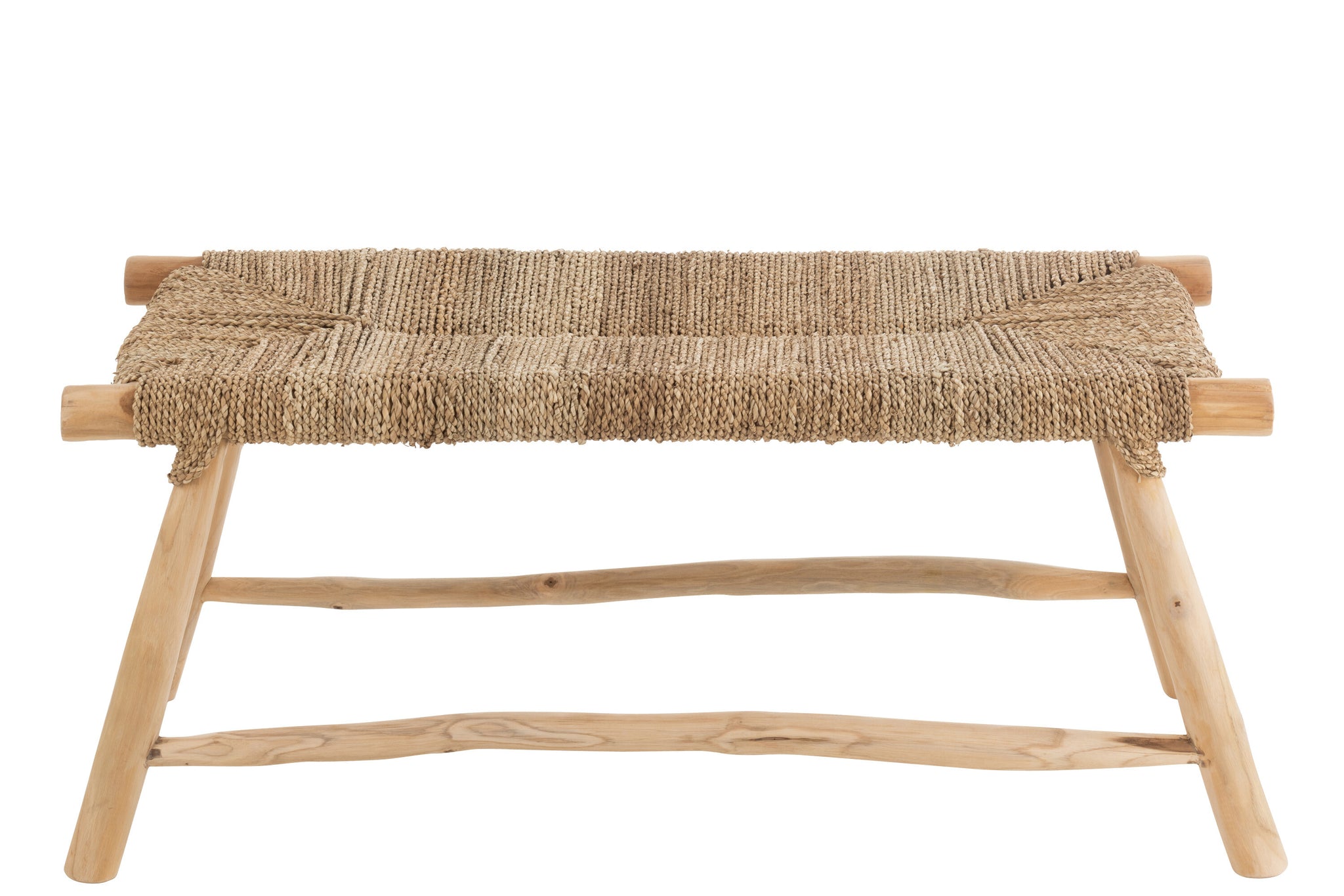Bench Timo Grass/Teak Wood Natural