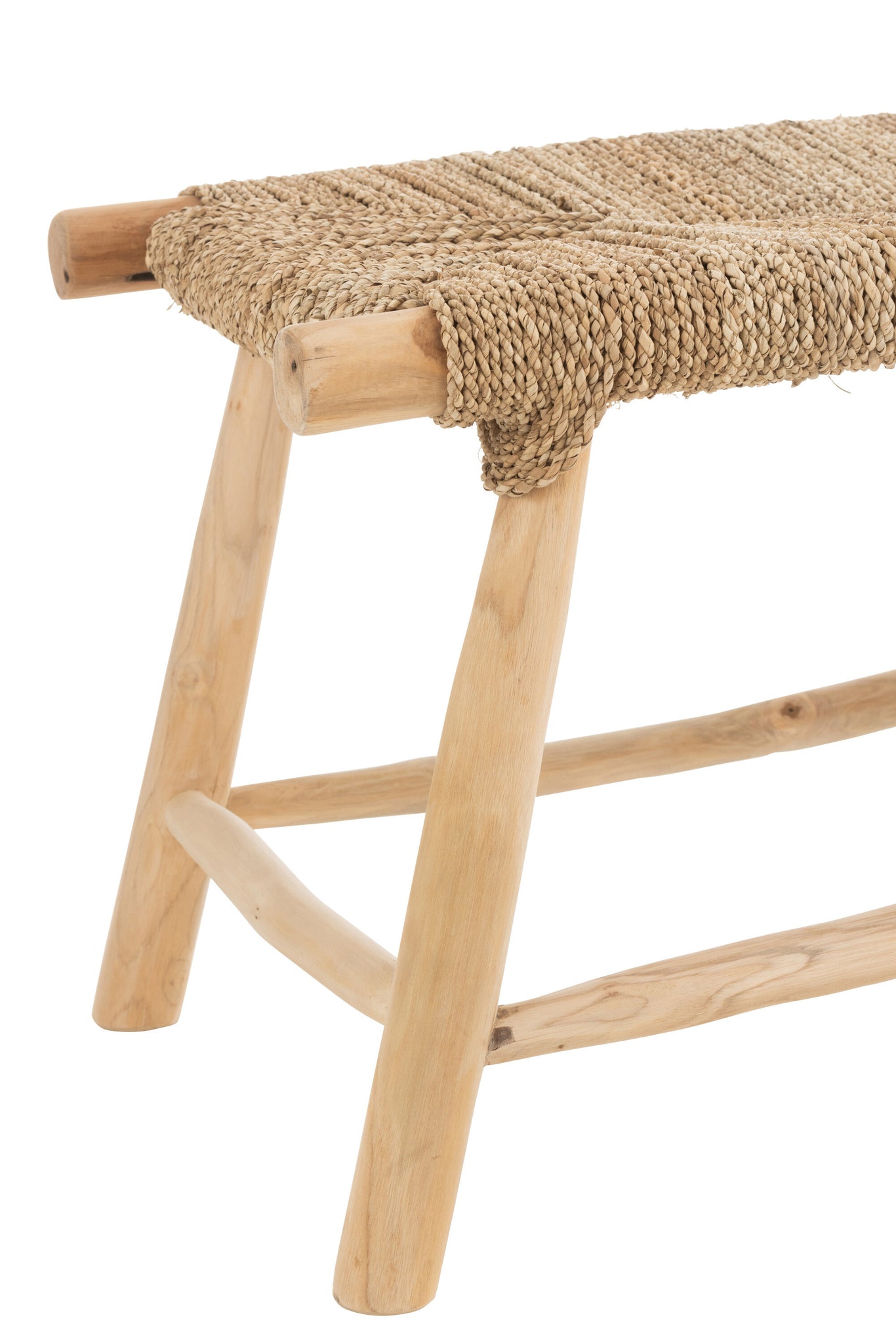 Bench Timo Grass/Teak Wood Natural
