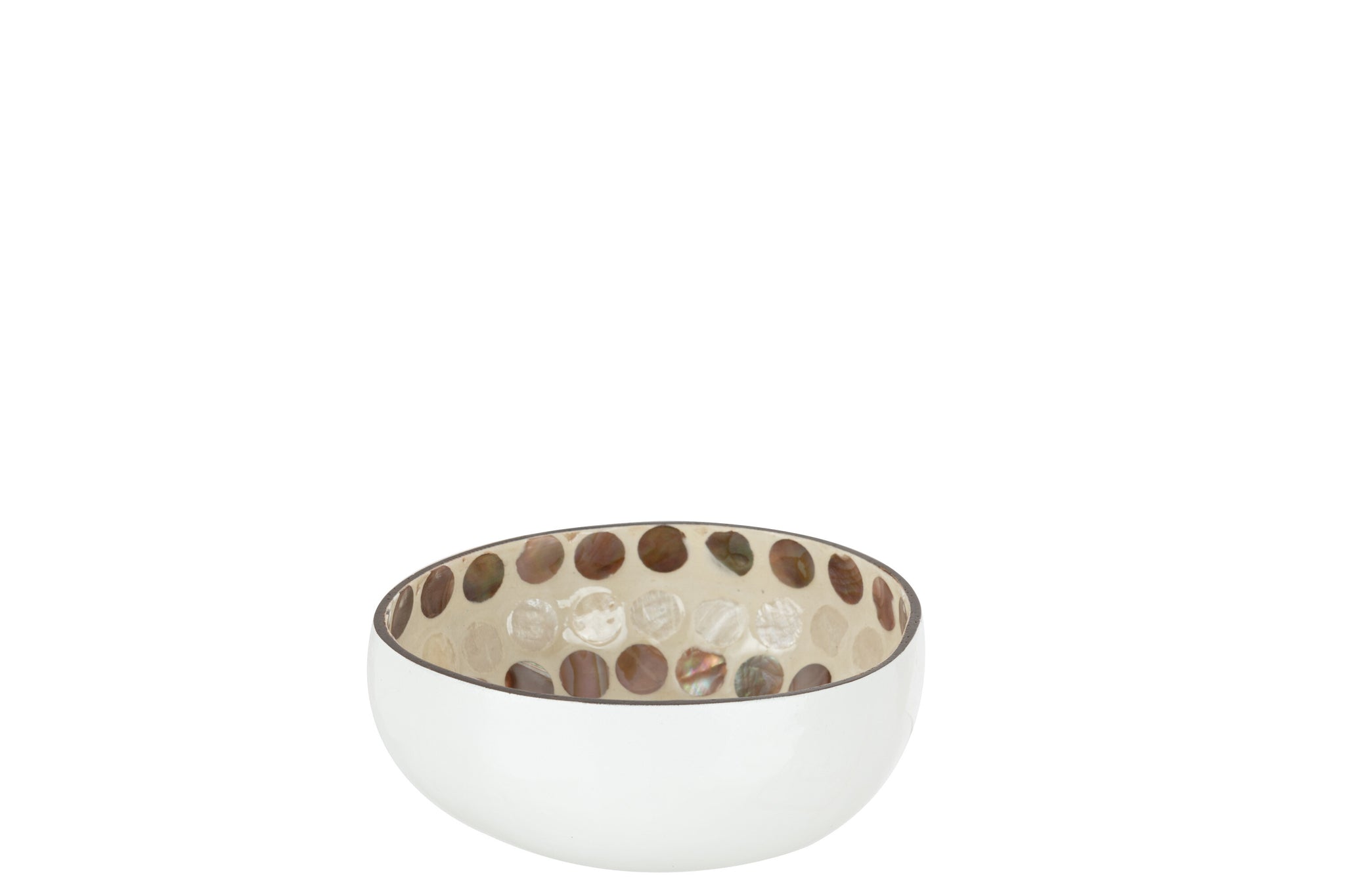 Half Coconut Ball Nuye Nut/Paint Brown/White