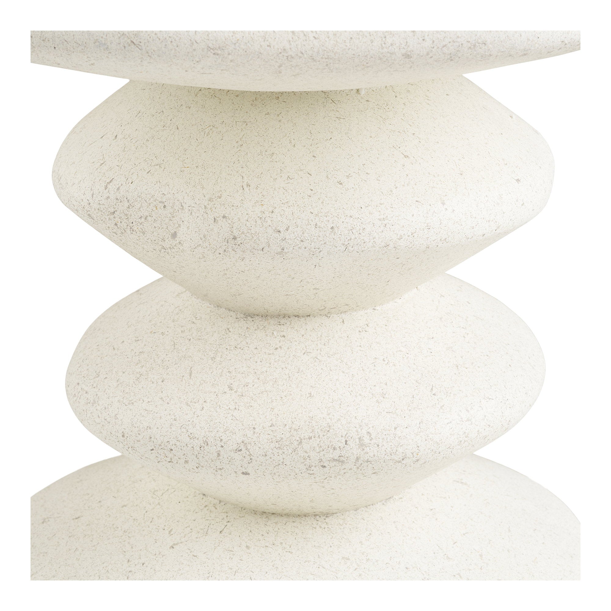 Blackburn Side Table - Beistelltisch, Faserzement, weiß 43x39x45 cm