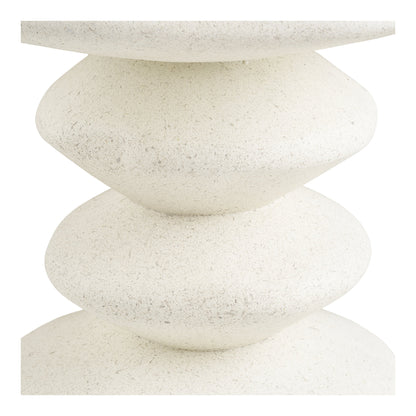 Blackburn Side Table - Beistelltisch, Faserzement, weiß 43x39x45 cm