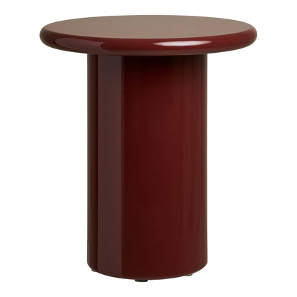 Otago Beistelltisch – MDF, Bordeaux, ø45×50 cm