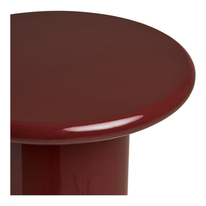 Otago Beistelltisch – MDF, Bordeaux, ø45×50 cm