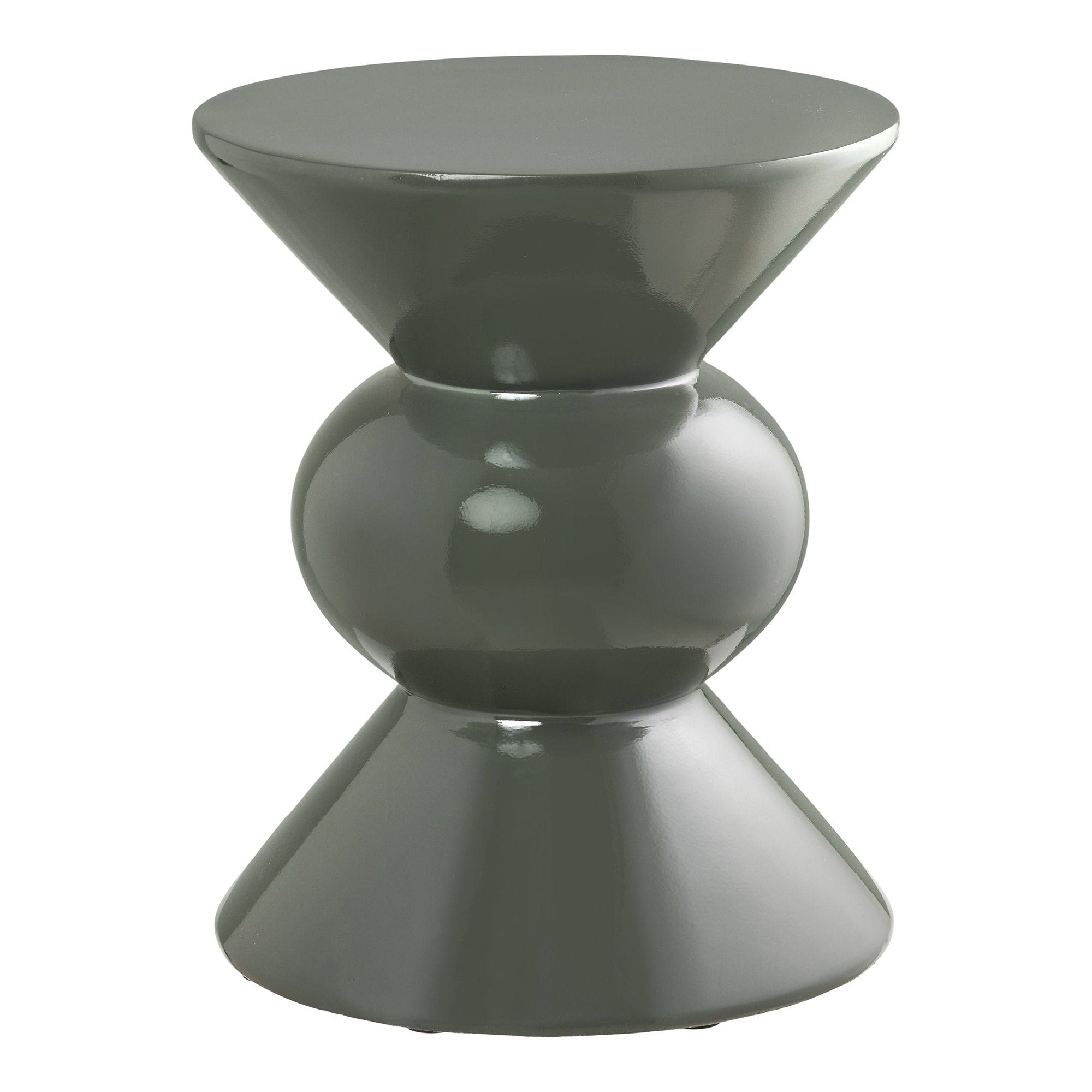 Rosolina Beistelltisch - Beistelltisch, Fiberglas, grün ø34x41 cm