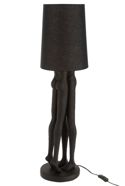 Lamp Couple Poly Black
