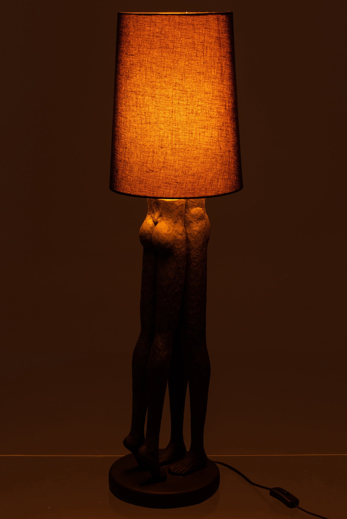 Lamp Couple Poly Black