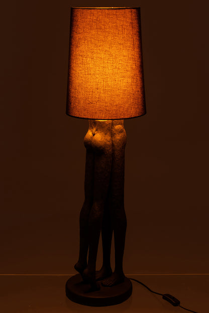 Lamp Couple Poly Black