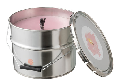 Outdoors Candle Paint Ikoko Pot Metal/Wax Light Pink Large 135H