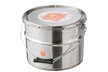 Outdoors Candle Paint Ikoko Pot Metal/Wax Apricot Large 135H
