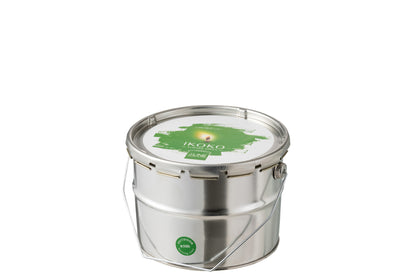 Outdoors Candle Paint Ikoko Pot Metal/Wax Green Small 50H