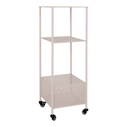 Torres Metallwagen - Metallwagen, Stahl, Sand, 3 Ablagen 35x35x100 cm