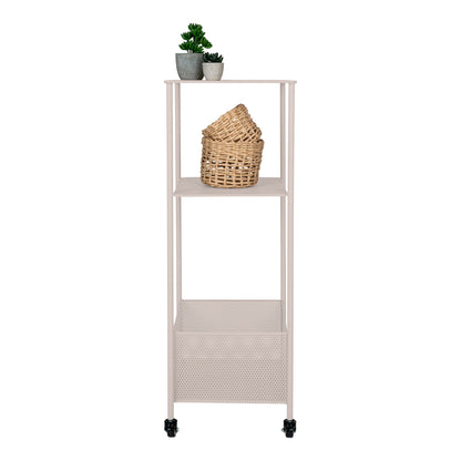 Torres Metallwagen - Metallwagen, Stahl, Sand, 3 Ablagen 35x35x100 cm