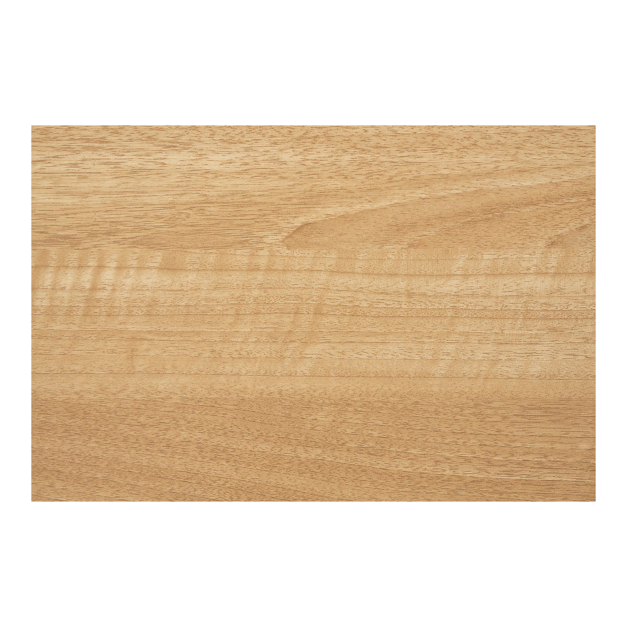 Fano Cafe Table - Cafe table, melamine, natural, black metal base 70x70x75 cm