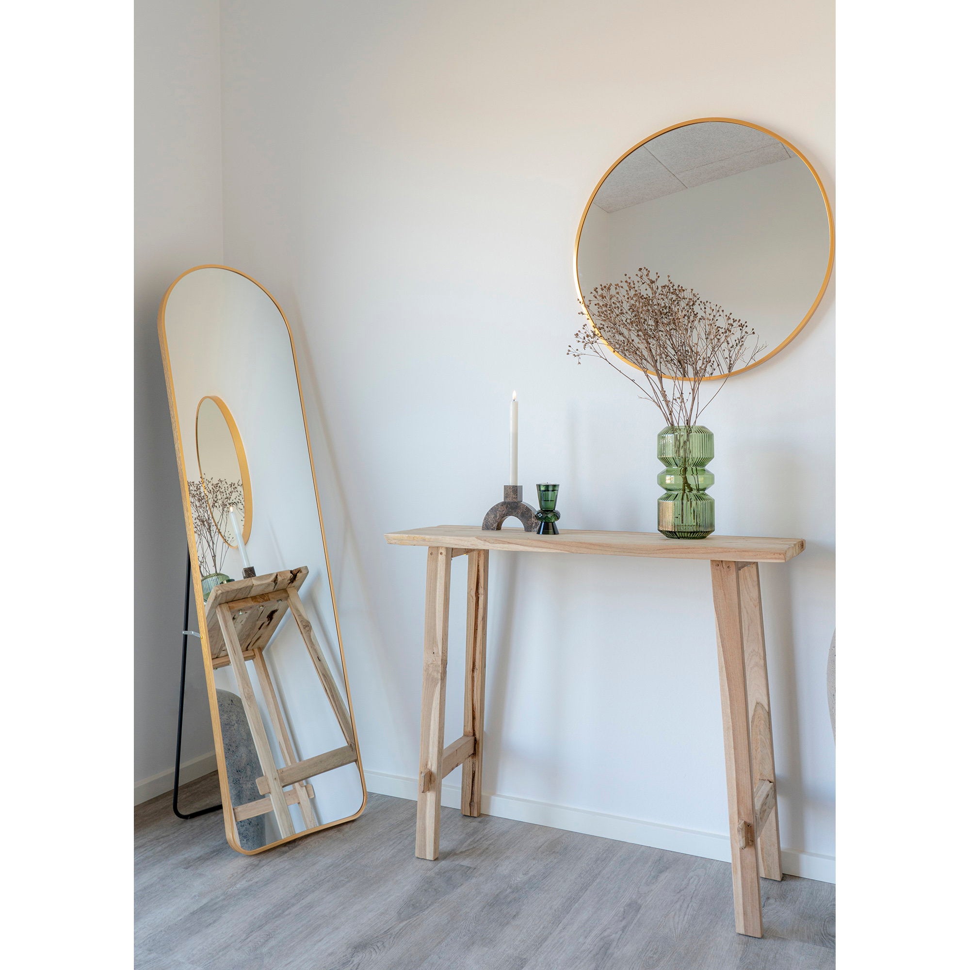 Konsolentisch Girona - Konsolentisch, Teak, Natur 90x30x80 cm