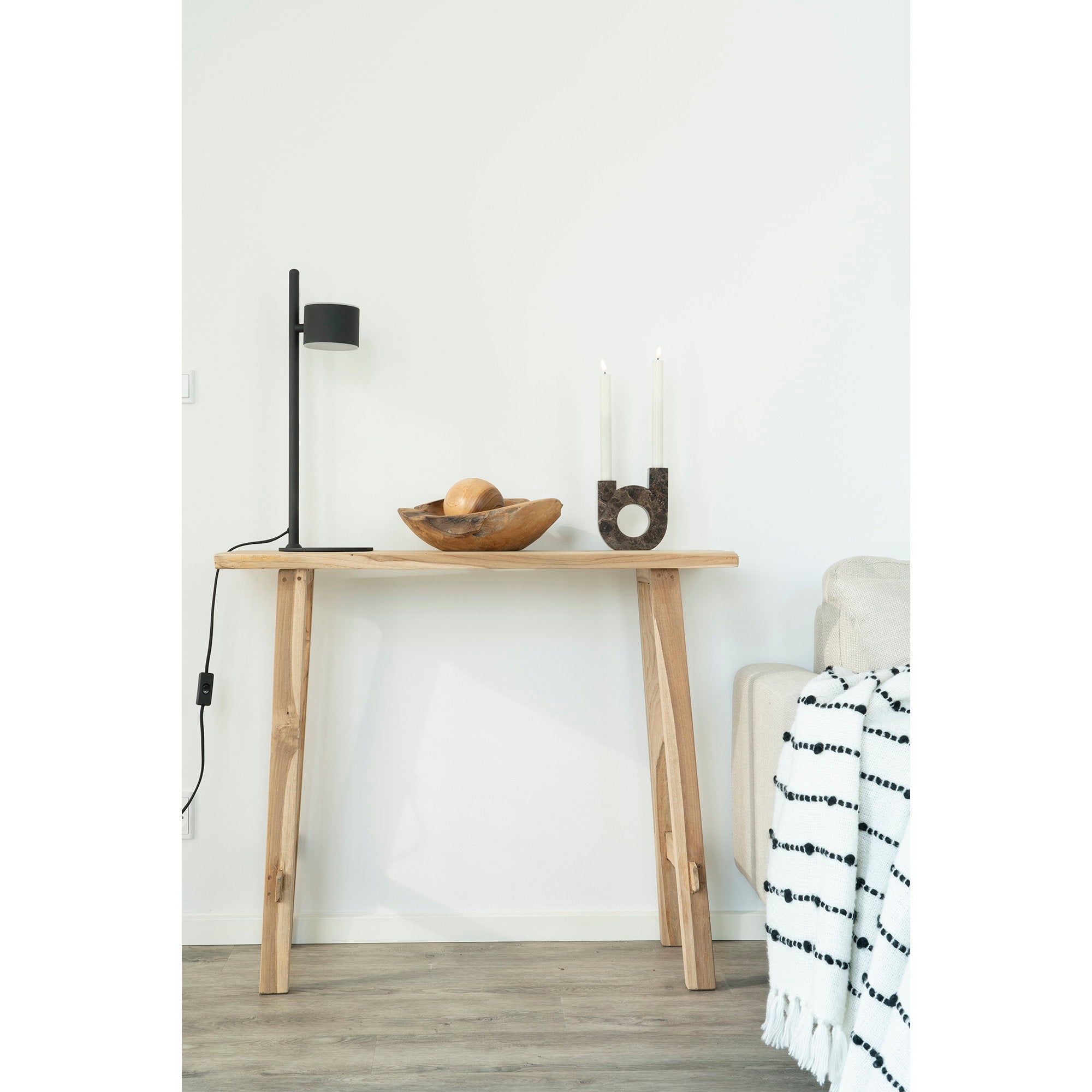Konsolentisch Girona - Konsolentisch, Teak, Natur 90x30x80 cm