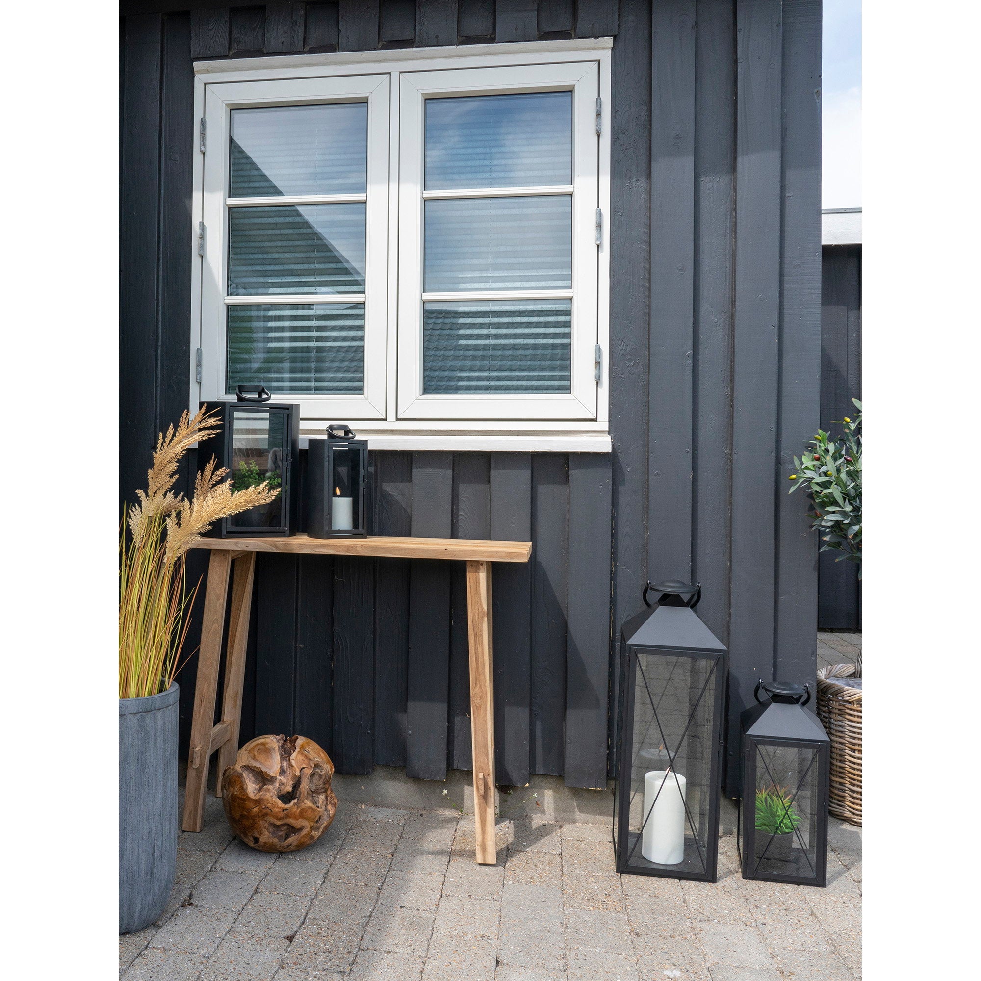 Konsolentisch Girona - Konsolentisch, Teak, Natur 90x30x80 cm