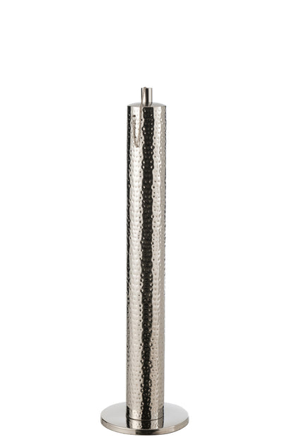 Taschenlampe Tiffany Edelstahl Silber Groß