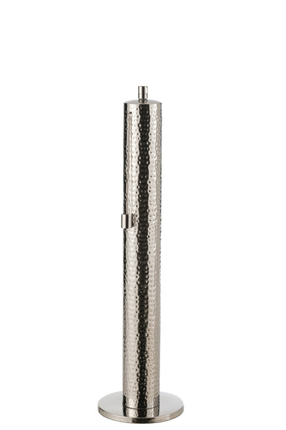 Taschenlampe Tiffany Edelstahl Silber Groß